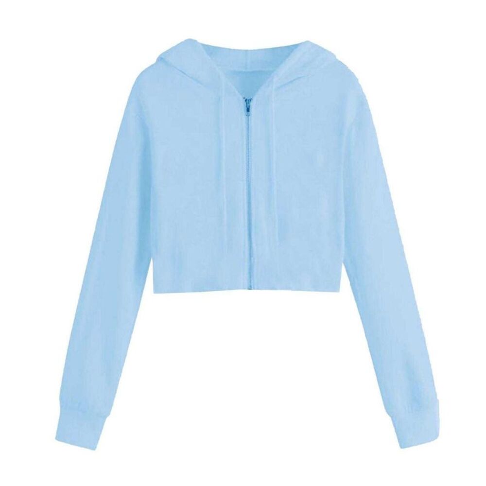 Miso Womens/Ladies Full Zip Hoodie / Blue